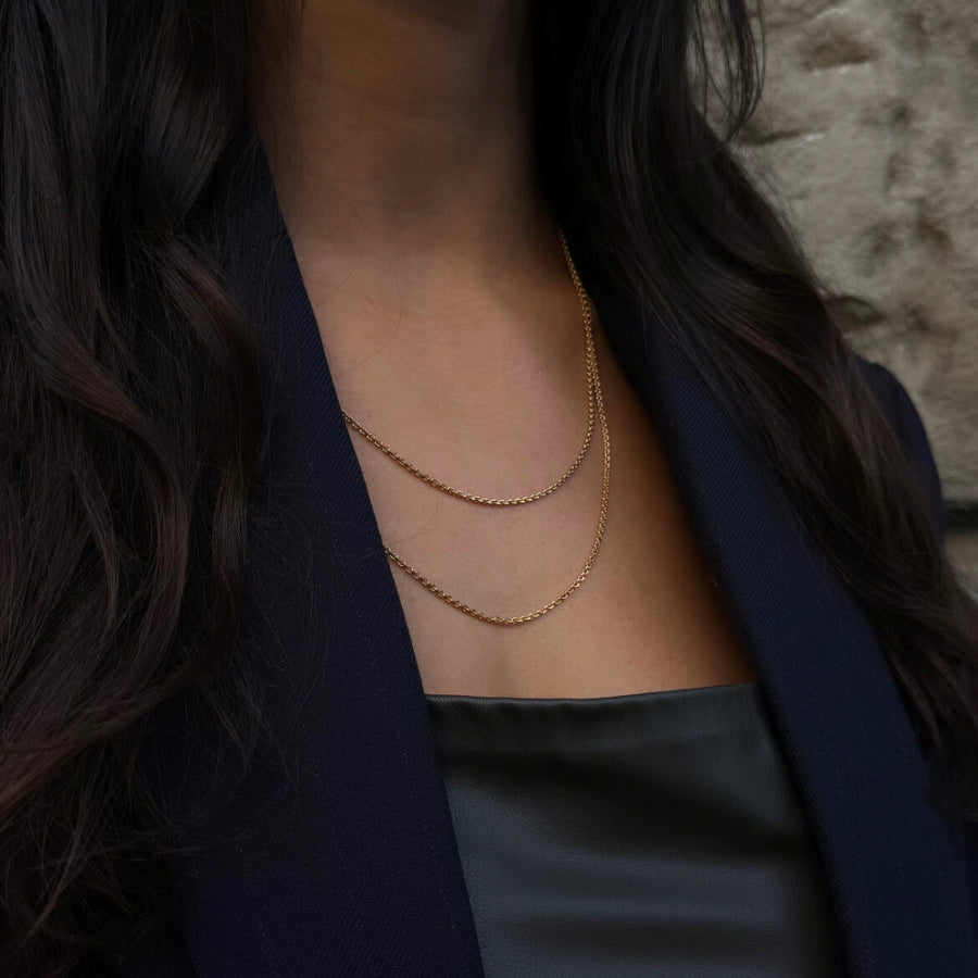 ROUND ANCHOR necklace statement