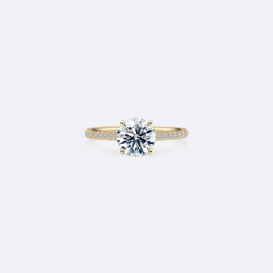 SOLITAIRE PAVÉ Ring