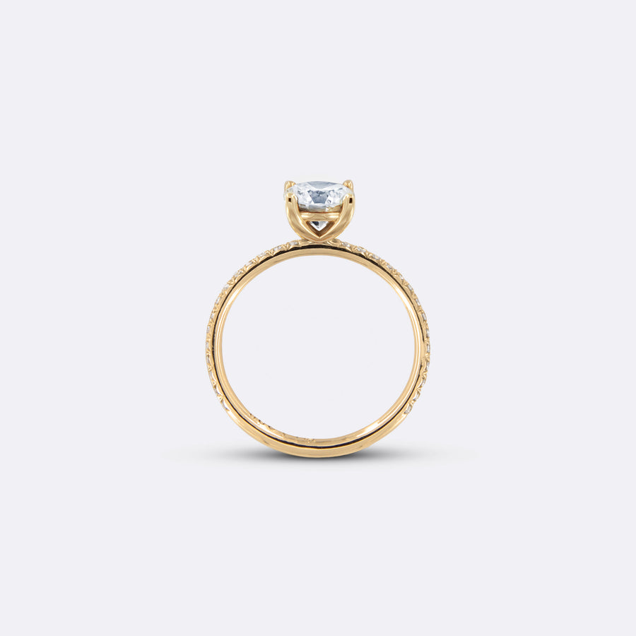 SOLITAIRE PAVÉ Ring