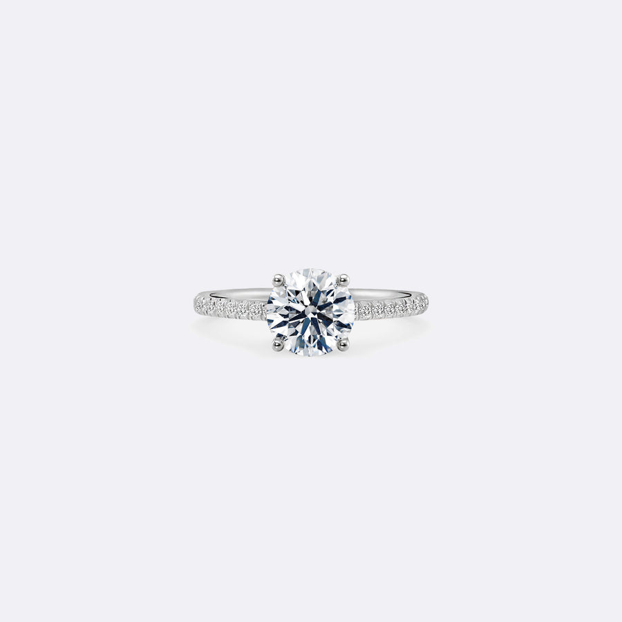 SOLITAIRE PAVÉ Ring