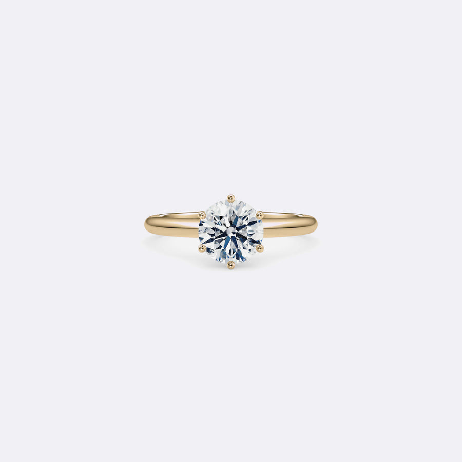 SOLITAIRE 6 PRONGS ring