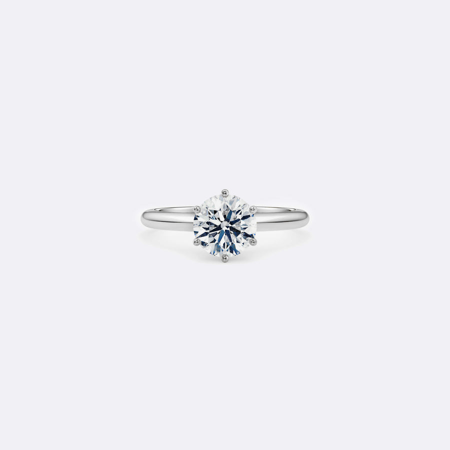 SOLITAIRE 6 PRONGS Ring