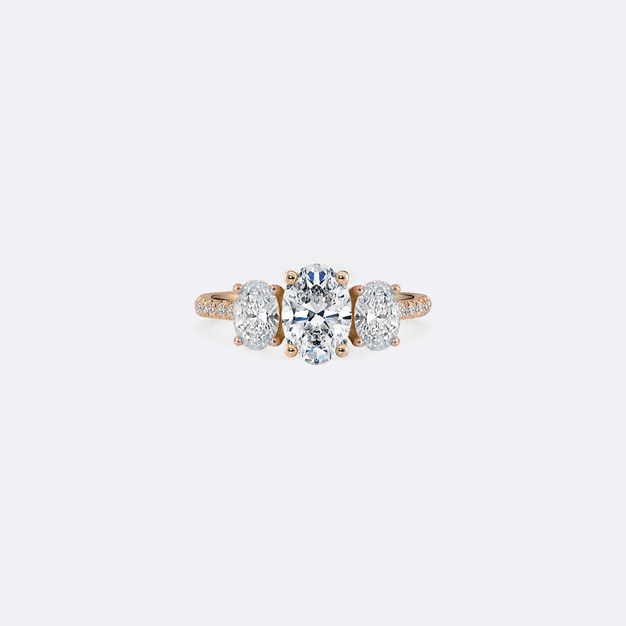 PERFECT TRIO PAVÉ Ring