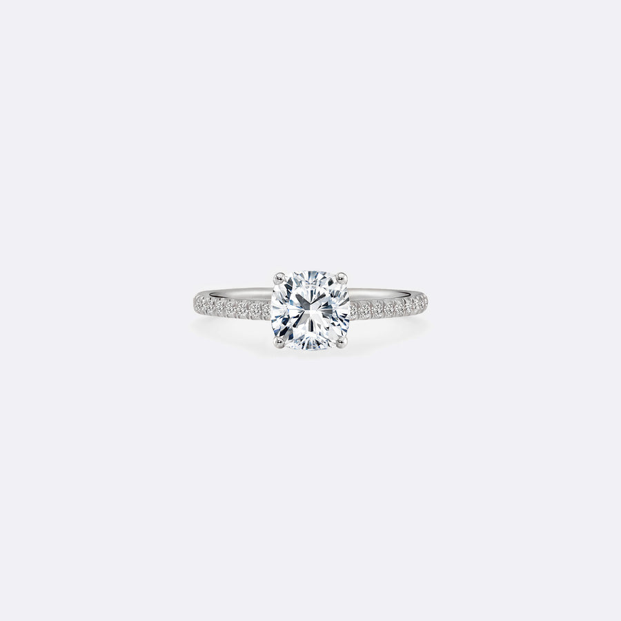 SOLITAIRE PAVÉ ring