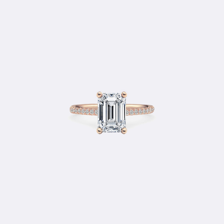 SOLITAIRE PAVÉ Ring