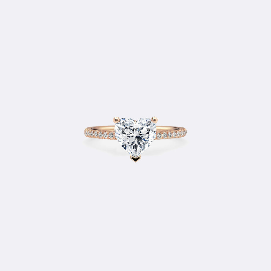 SOLITAIRE PAVÉ Ring