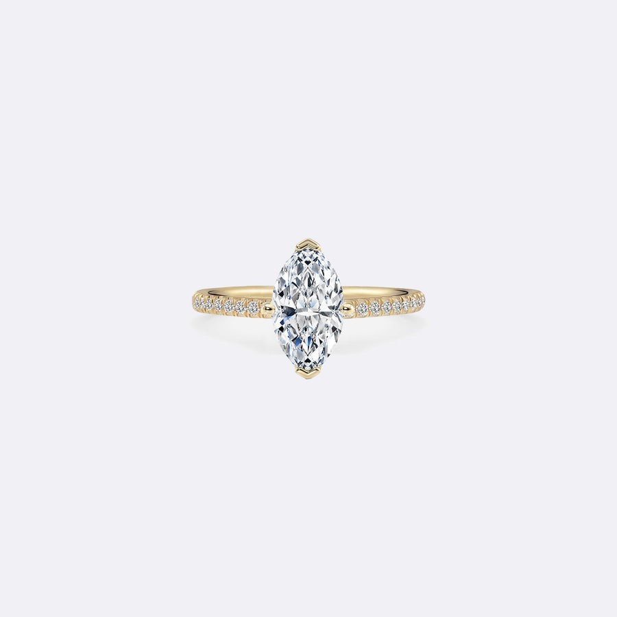 SOLITAIRE PAVÉ ring