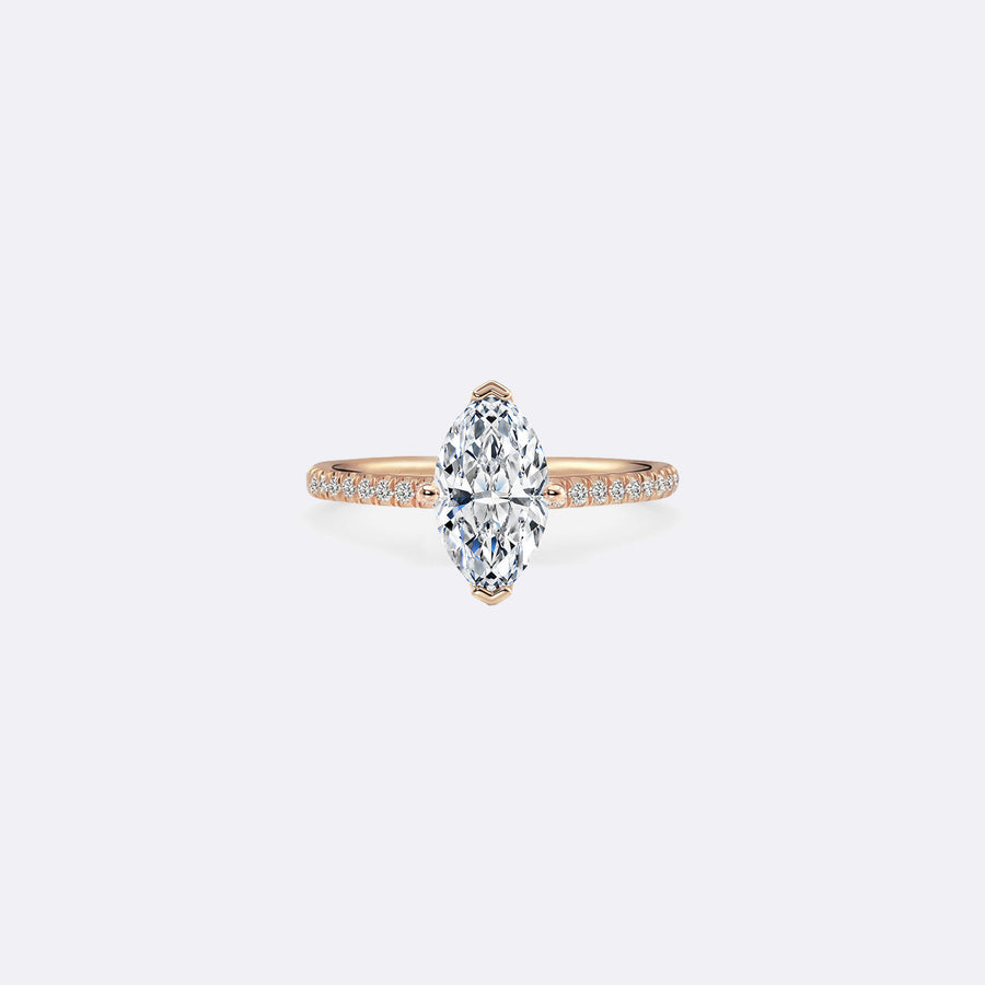 SOLITAIRE PAVÉ Ring