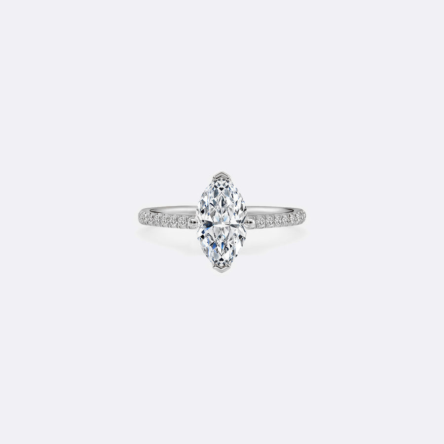 SOLITAIRE PAVÉ Ring