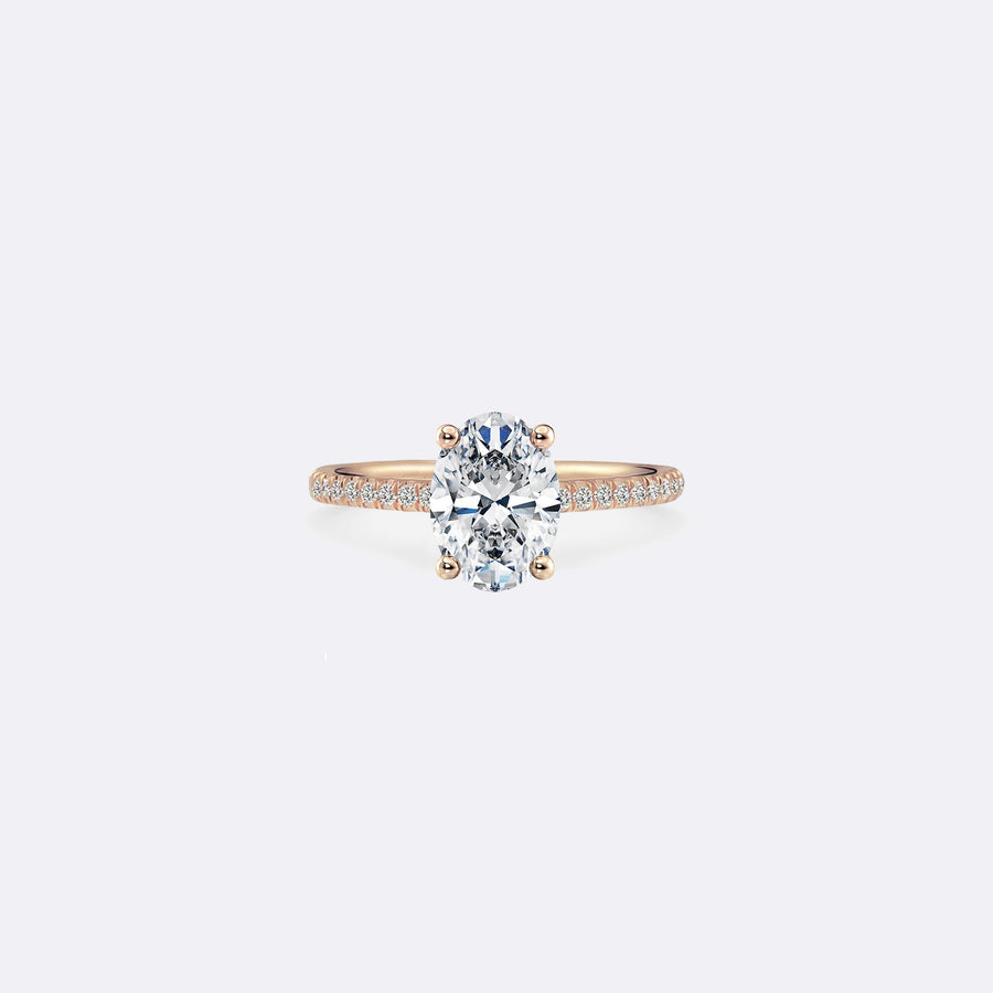 SOLITAIRE PAVÉ ring