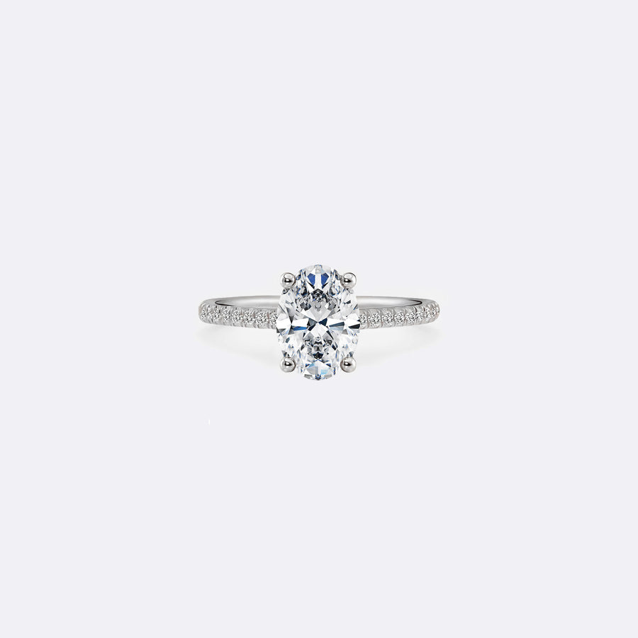 SOLITAIRE PAVÉ ring