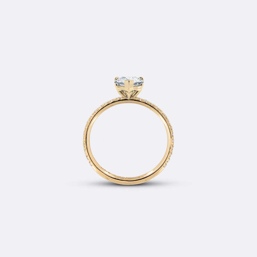 SOLITAIRE PAVÉ Ring