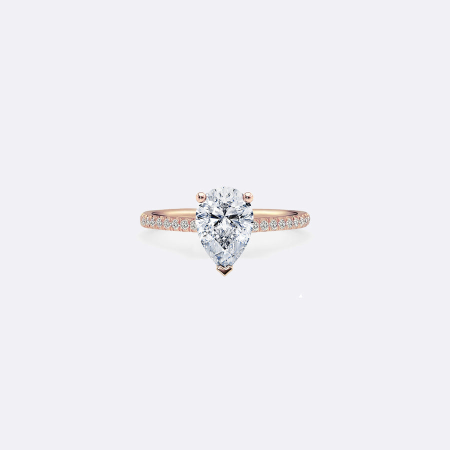 SOLITAIRE PAVÉ ring