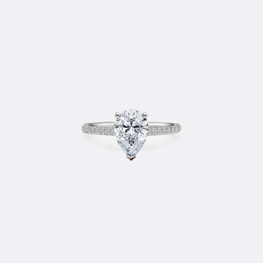 SOLITAIRE PAVÉ Ring