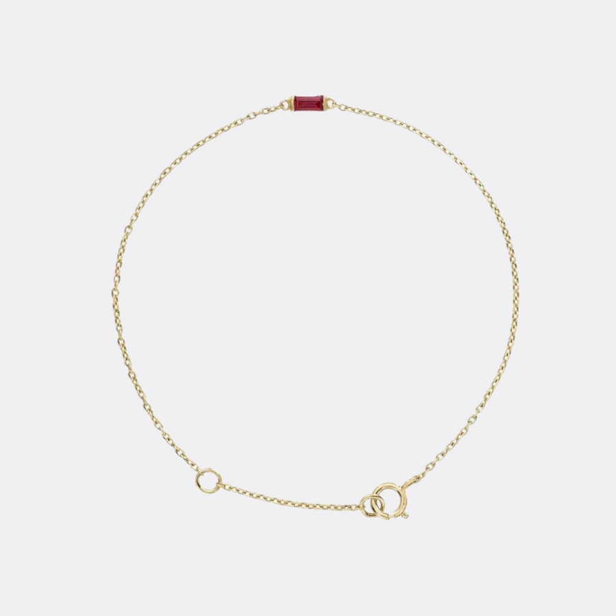 RUBY BAGUETTE bracelet