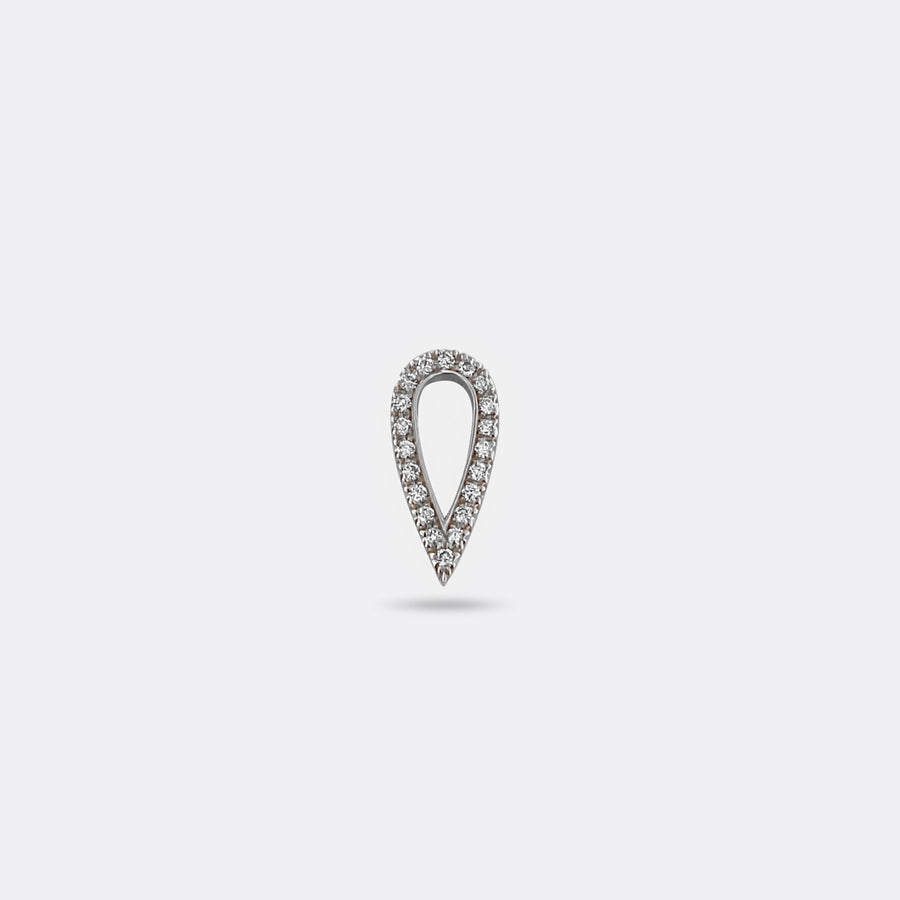 PAVÉ PEAR Charm